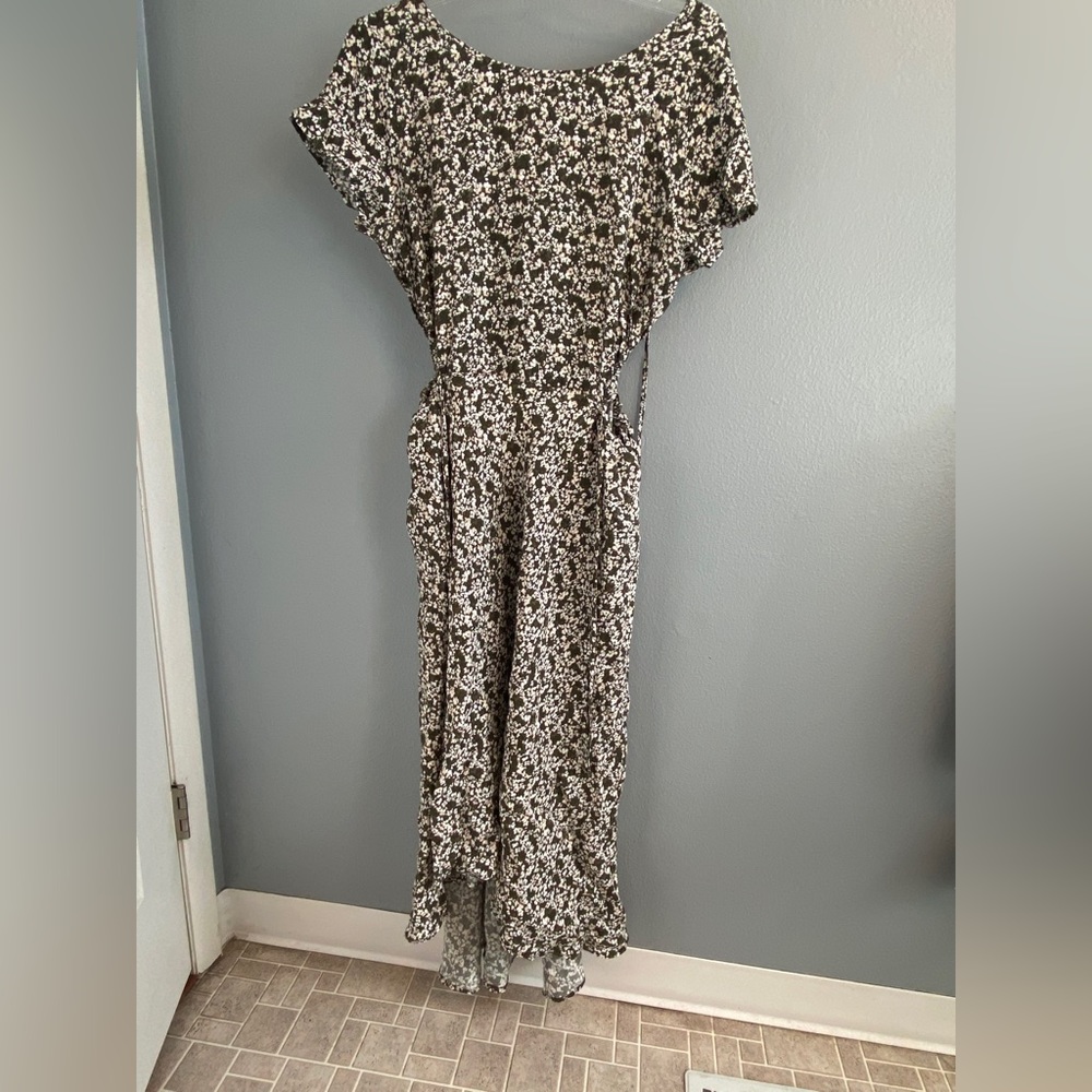 Target midi dress with side cut outs never worn